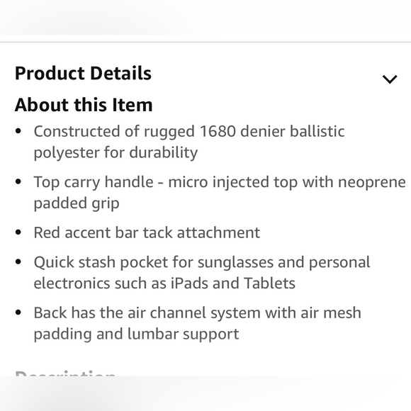 NWOT blue samsonite xenon 3.0 checkpoint friendly backpack. New wave loans logo. - Picture 16 of 16